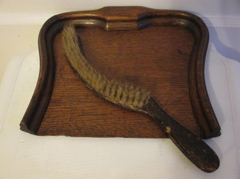 Antique Crumb Tray with Brush Saanich, Victoria