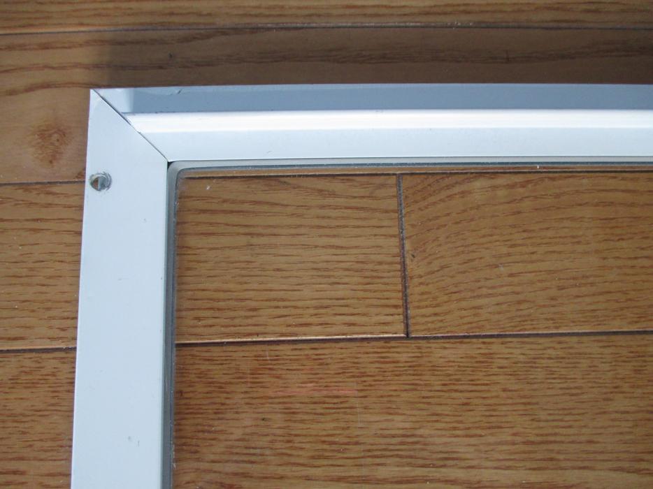 Metal Framed Single Pane Outside Storm Window Saanich, Victoria