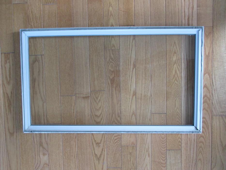 Metal Framed Single Pane Outside Storm Window Saanich, Victoria