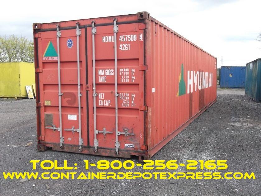 New or USED STEEL SHIPPING CONTAINERS FOR RENT & SALE!!!! Outside