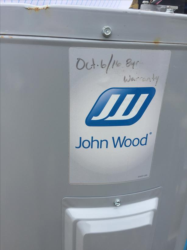 40 gallon electric water heater, John Woods , 2016 140
