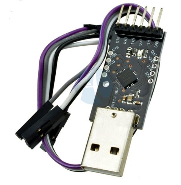 Module USB Vers Série CP2102 RUIZHI - Convertisseur TTL 3.3V/5V Compatible Arduino, Pack De 2 Pièces
