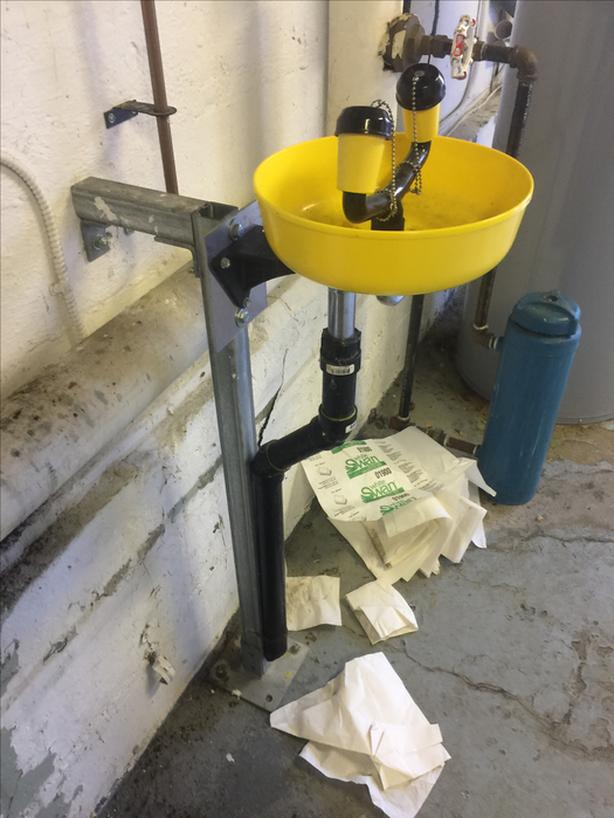Eye Wash Station Outside Nanaimo, Nanaimo