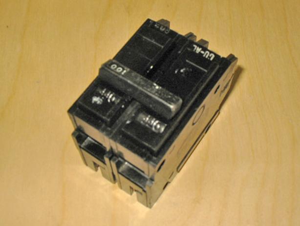 GENERAL ELECTRIC TQAL 100 Amp Main Circuit Breaker (GE TQAL21100) ~ Rare!