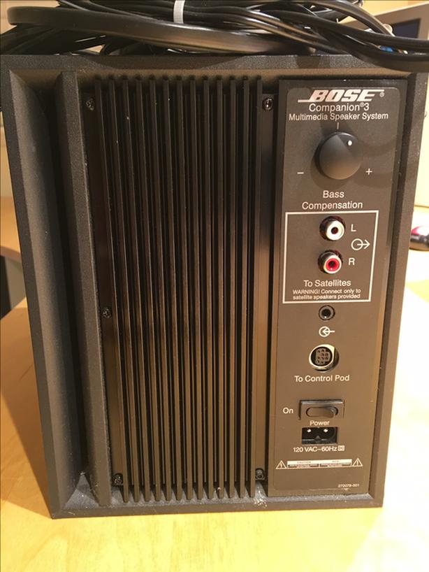 bose computer speakers companion 3