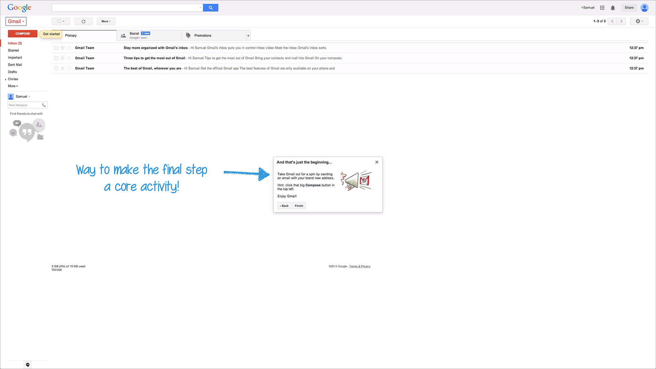 How Gmail Onboards New Users | User Onboarding