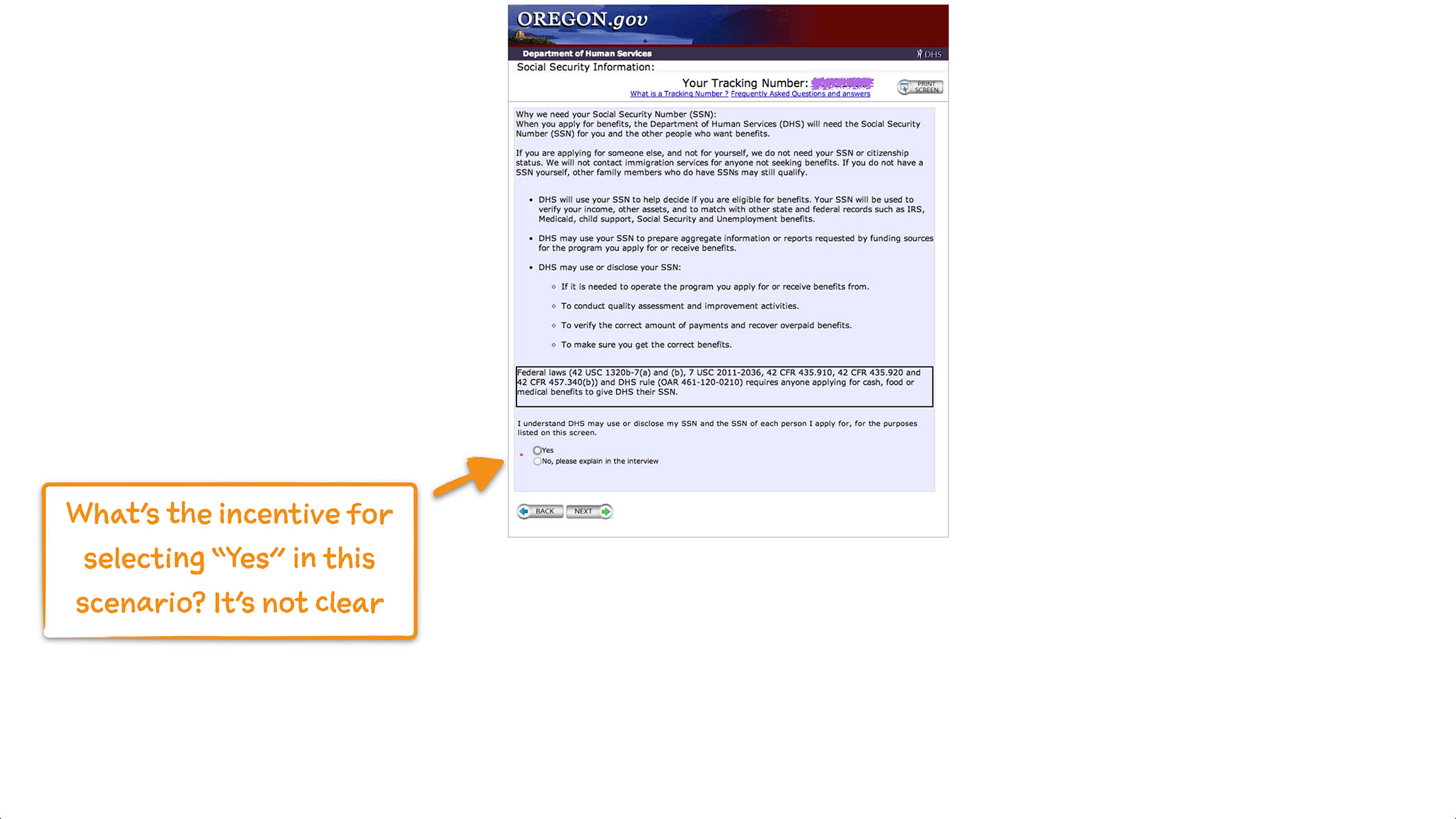 How Oregon SNAP Onboards New Users User Onboarding