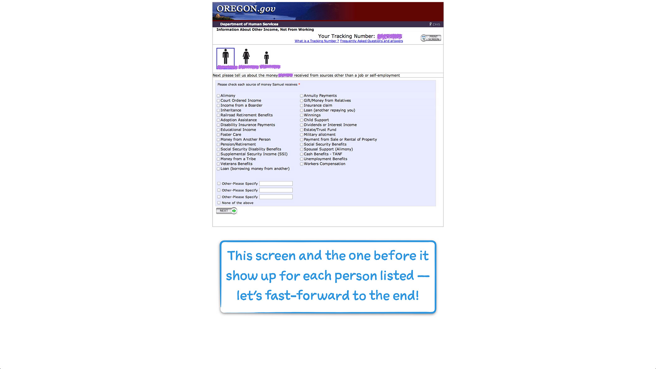 How Oregon SNAP Onboards New Users User Onboarding