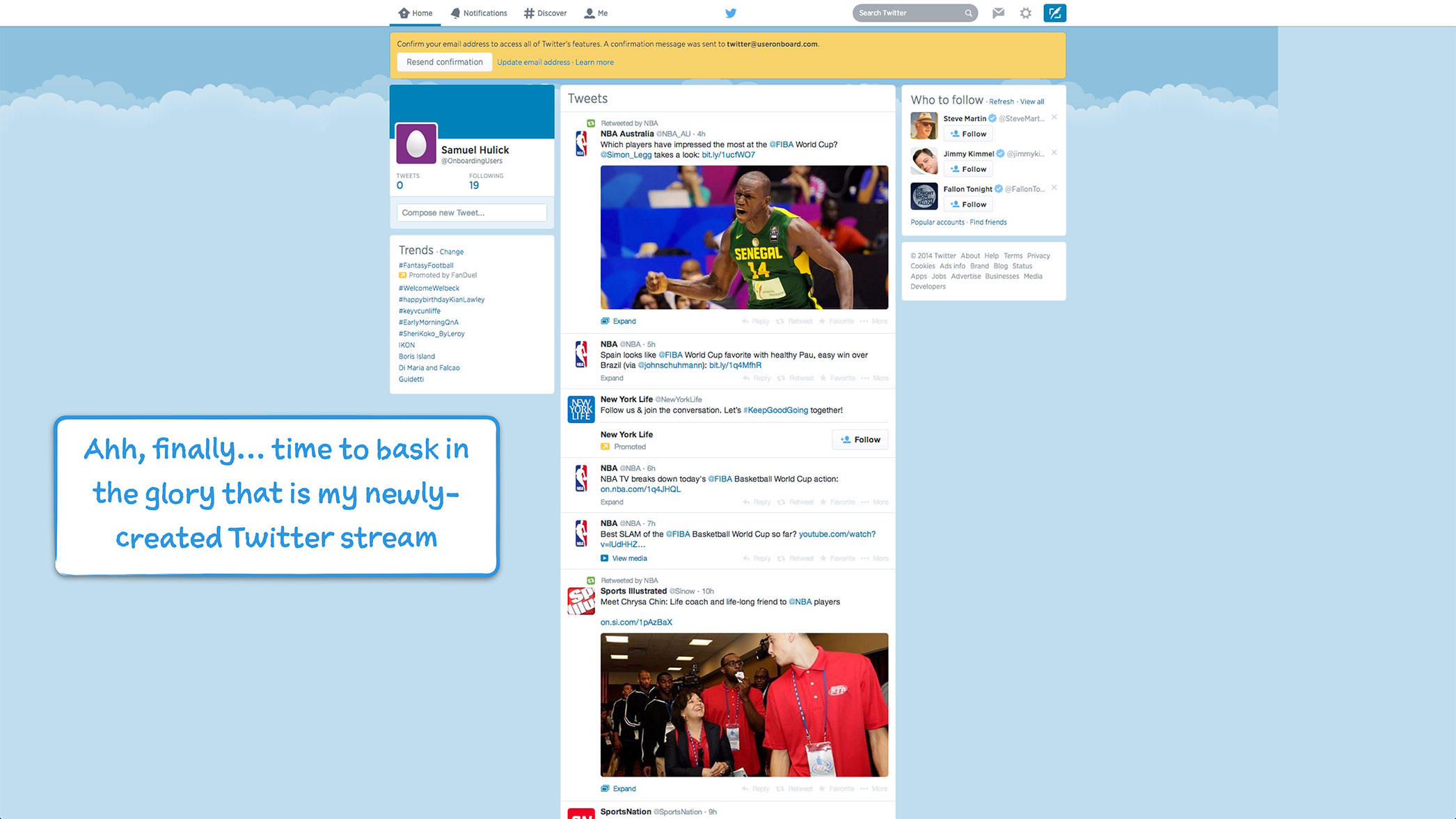 How Twitter Onboards New Users User Onboarding