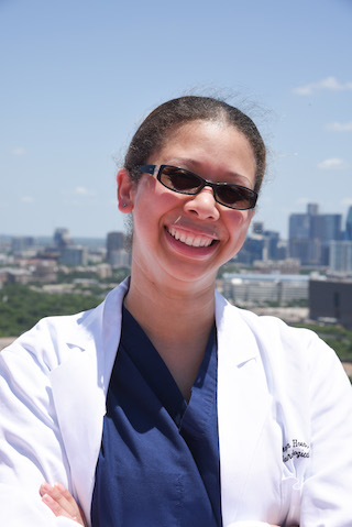 Dr. Hoes as chief resident