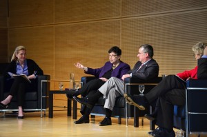 Lincoln Project panel discussion with Ana Mari Cauce, Kirk Schulz, Christine Gregoire, Daniel Greenstein and moderator Margaret O'Mara