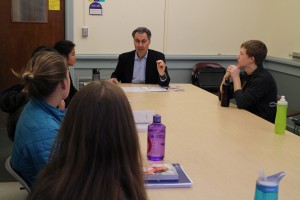 Taso Lagos teaching his collegium seminar