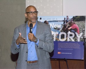 Pedro Noguera, professor of Education at UCLA, discussed strategies for equitable student achievement at Kane Hall on Jan.10, 2017. Photo: University Marketing & Communications.