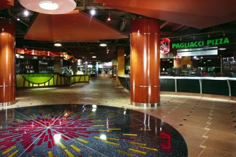 HUB dining food court.