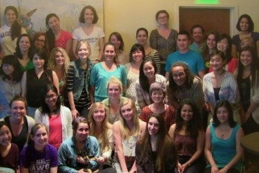 Group photo of Peer Health Educators.
