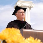 William D. Ruckelshaus receives his honorary degree