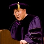 Ban Ki-moon receiving his honorary Doctor of Laws degree