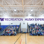 Students gather for the 2019 Husky Experience event hosted by UW Recreation
