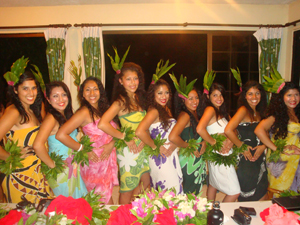 Some of the girls and I on performance day