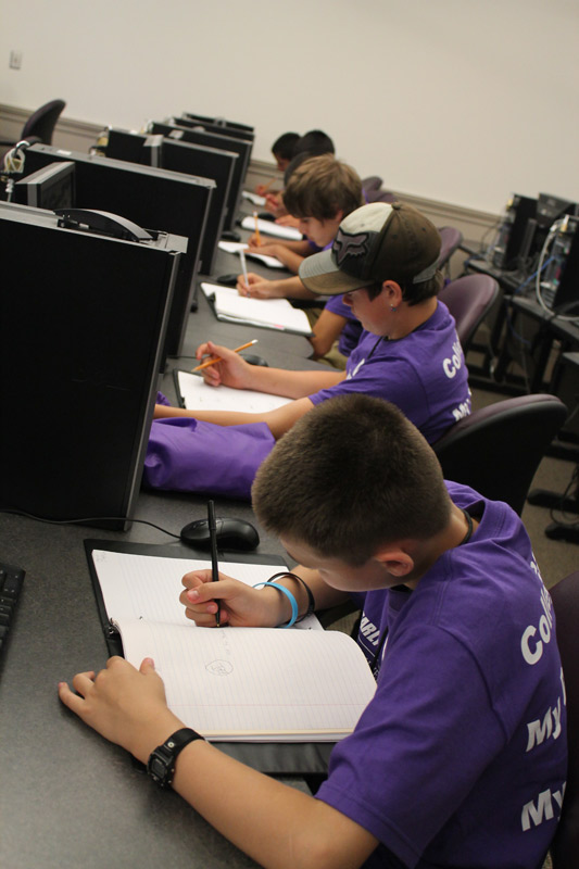 Institute activities included the opportunity to study in UW classrooms.
