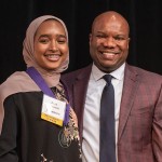 Rickey Hall with Asia Tamaami