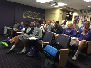 The Huskies are learning about Chinese culture, history and business - plus some Mandarin lessons - in preparation for November's trip