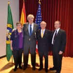 Anthony Geist, UW professor of Spanish and Portuguese studies, is honored with a knighthood by the Kingdom of Spain