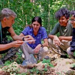 Randy Kyes with students