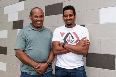 Teshome Shikesso and Robel Anshebo