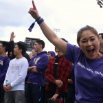 Students at 2018 Husky Kickoff