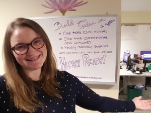 Image of Megan Levy sharing her vision to build a continuity plan in a year
