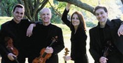 Carpe Diem String Quartet consists of violinists Charles Wetherbee and John Ewing, violist Korine Fujiwara and cellist Kristin Ostling.
