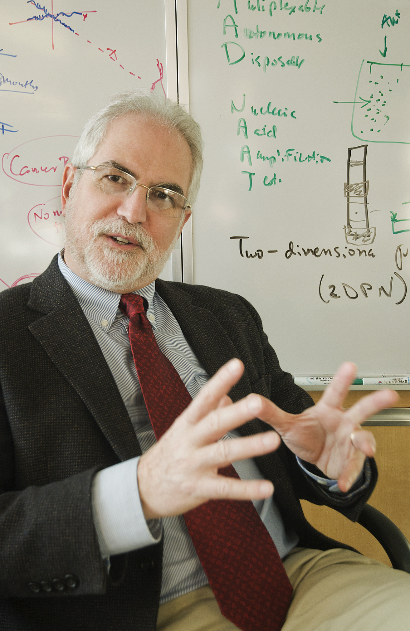 Dr. Paul Yager is creating a future when diagnostic testing can take place on a piece of paper, and results sent by cell phone.