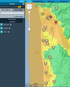 Web tool, phone app pinpoint tsunami dangers, quick getaway routes