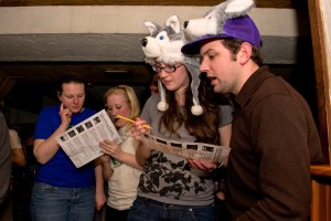 University of Washington Burke Museum trivia night - players guessing