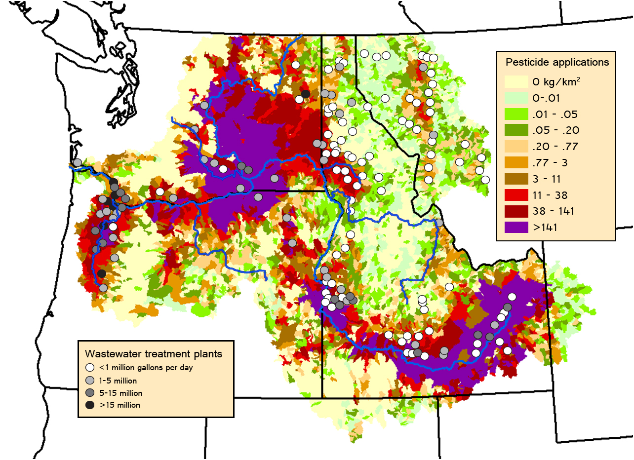 May of western US with ag chemicals