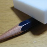 A pencil and eraser.