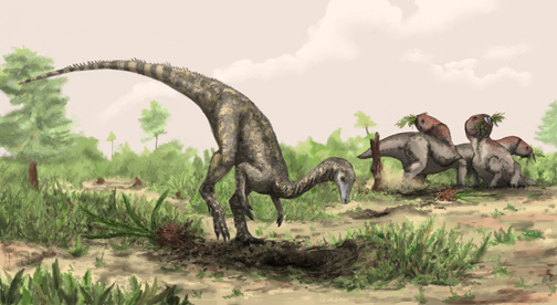 Artist's drawing of what Nyasasaurus parringtoni looked like