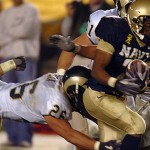 A play from the 2005 Poinsettia Bowl.