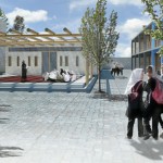 Illustration of a school for girls in Afghanistan