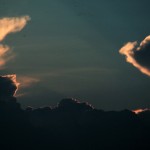 A cumulonimbus cloud formation.