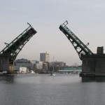 Span of University Bridge opened