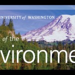 College of the Environment logo and Mount Rainier