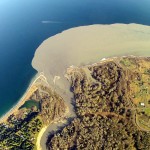 aerial photo of plume