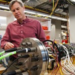 Applied Physics Laboratory engineer Mike Harrington leads development of the science junction boxes for the underwater laboratory..