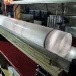 A sectionof the West Antarctic Ice Sheet Divide core.