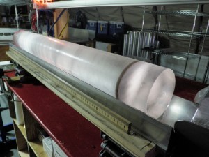 A sectionof the West Antarctic Ice Sheet Divide core.