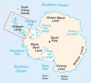 The Antarctic Peninsula is highlighted on a map.