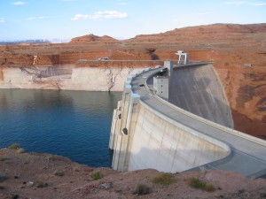 Lake Powell and dam