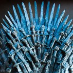 The Iron Throne from the HBO series "Game of Thrones."